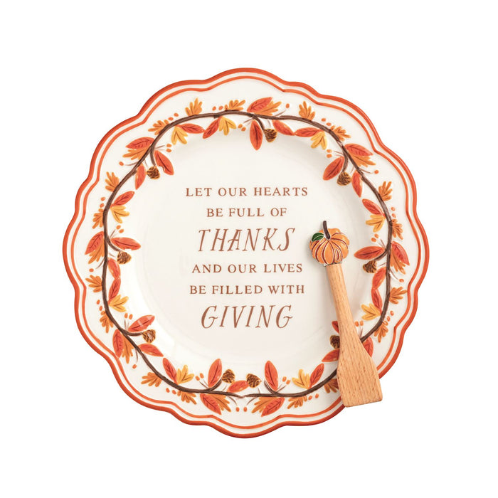 Thanks & Giving Platter Set
