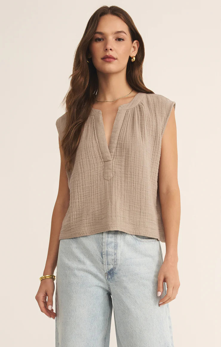 Cliffside V-Neck Airy Tank