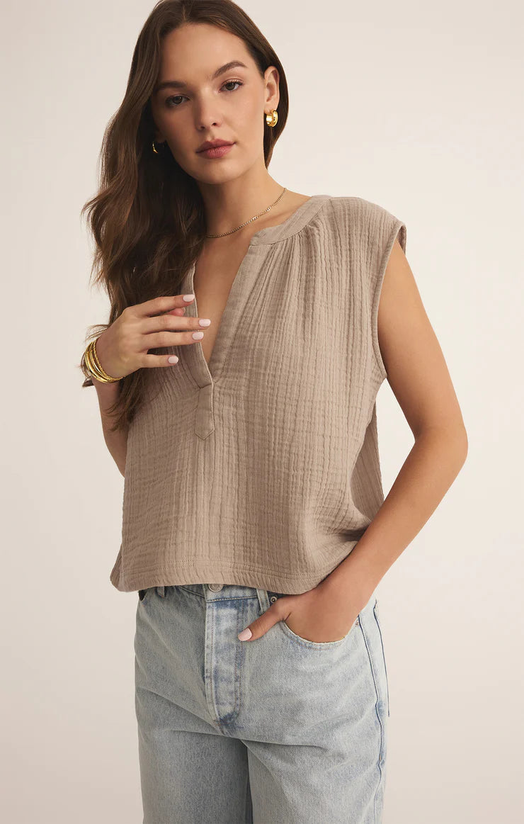 Cliffside V-Neck Airy Tank