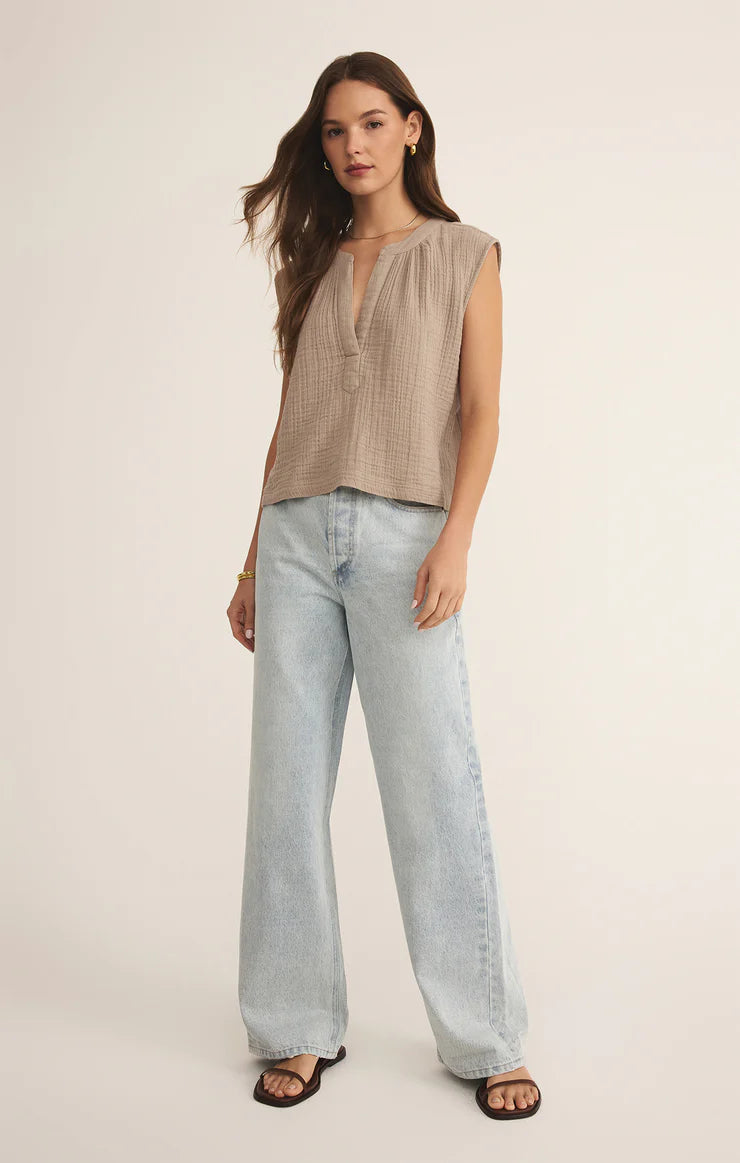 Cliffside V-Neck Airy Tank