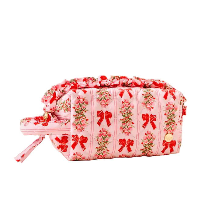 Essentials Quilted Cosmetic Pouch Oh So Merry