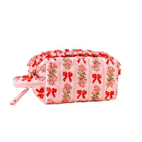 Essentials Quilted Cosmetic Pouch Oh So Merry
