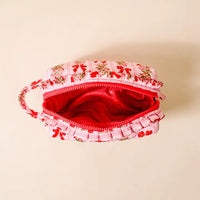 Essentials Quilted Cosmetic Pouch Oh So Merry