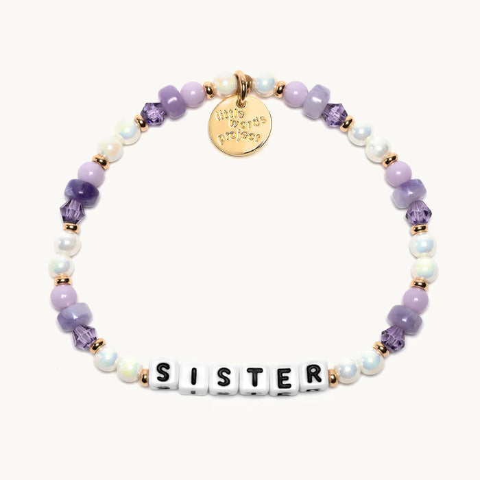 White Sister Purple Bracelet