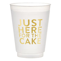 Here for the Cake Frosted Cups