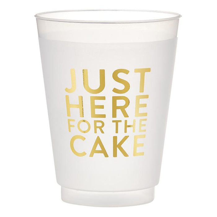 Here for the Cake Frosted Cups