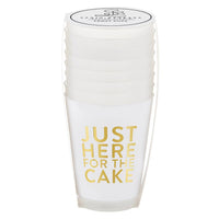 Here for the Cake Frosted Cups
