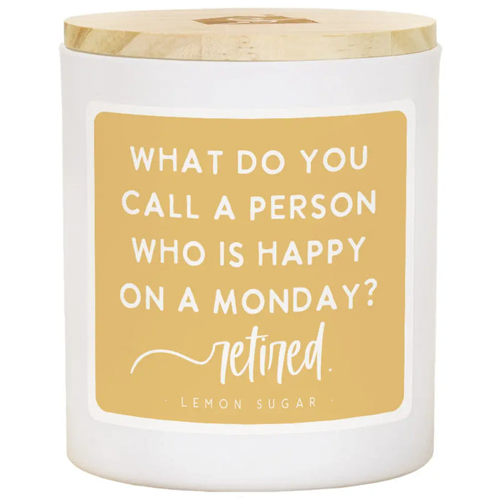Happy on Monday Candle