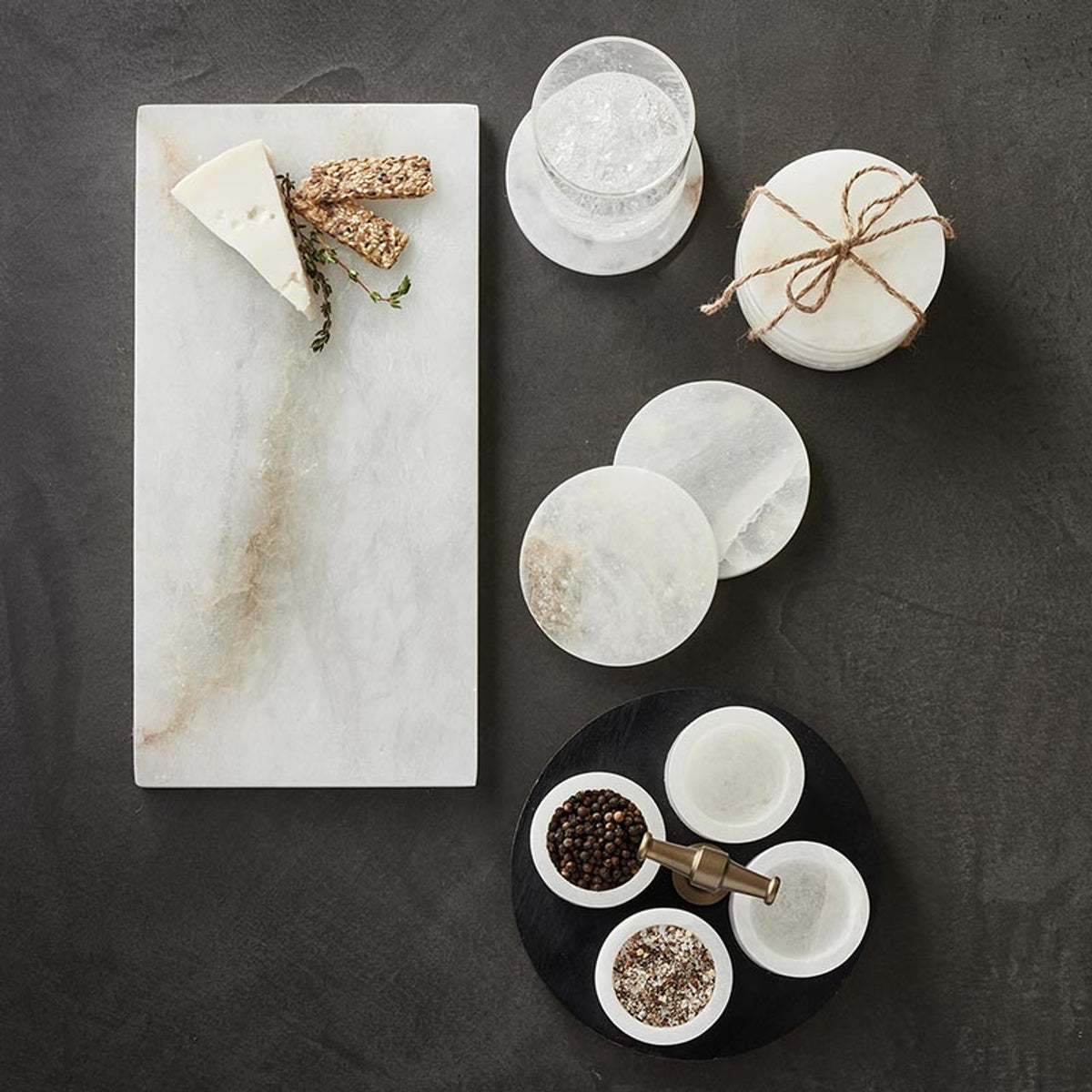 Alabaster Coasters Set Of 4