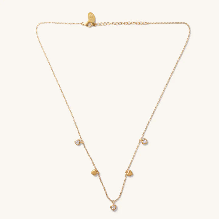 Love Me Gold Heart Necklace