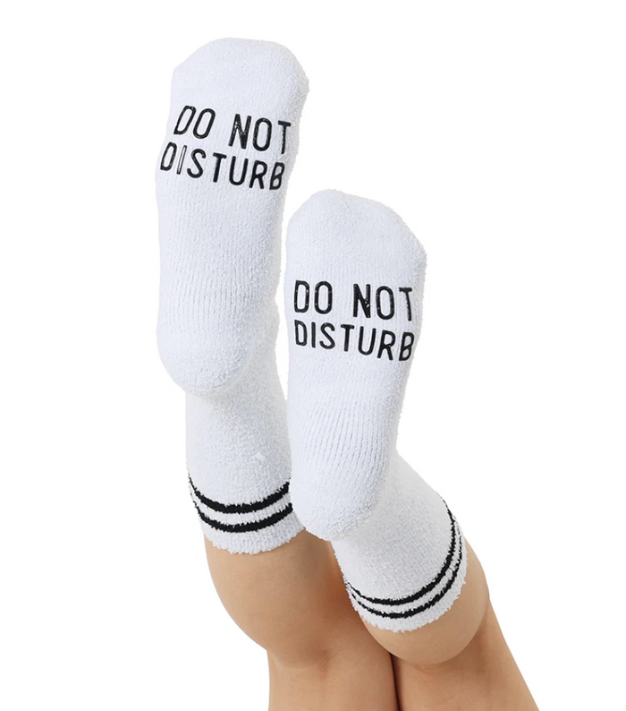 Do Not Disturb Fuzzy Socks