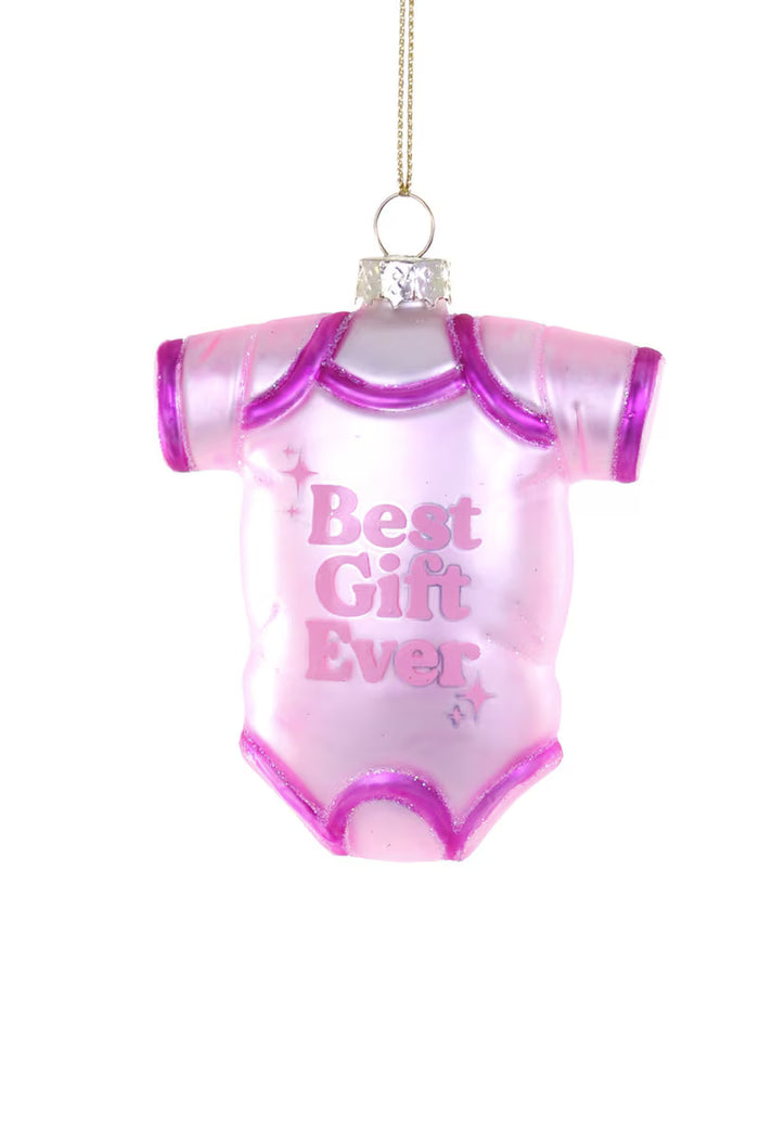 Best Gift Ever Pink Ornament