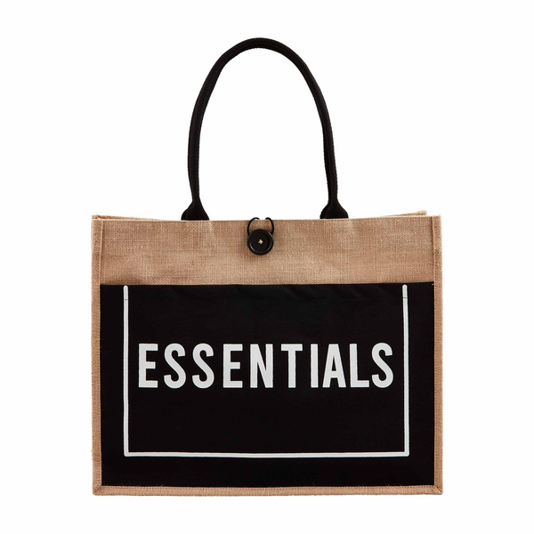 Essentials Jute Tote Bag