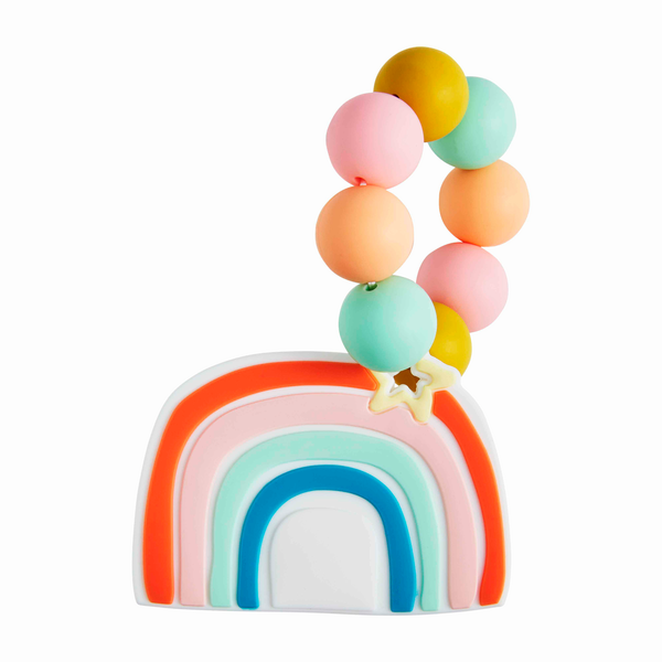 Rainbow Ring Silicone Baby Teether