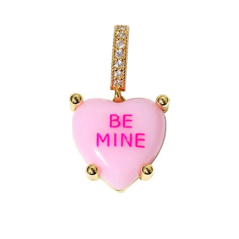 BE MINE Candy Heart Necklace