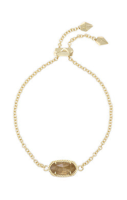 Gold Orange Citrine Quartz Elaina Delicate Chain Bracelet