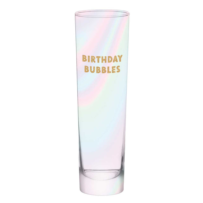 Birthday Bubbles Champagne Glass