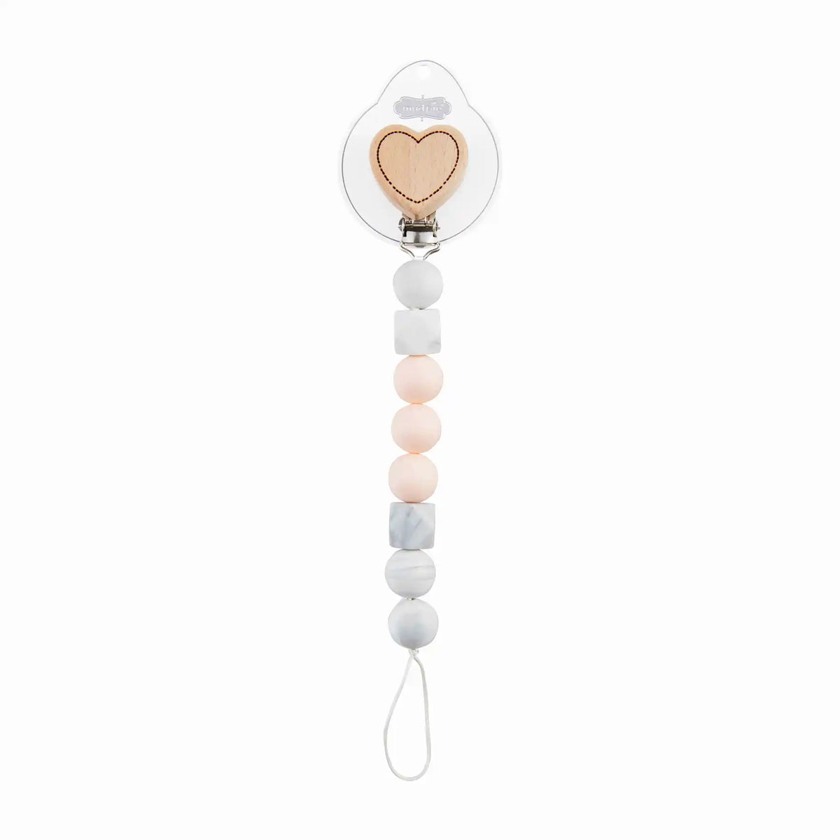 Heart Silicone Pacy Clip