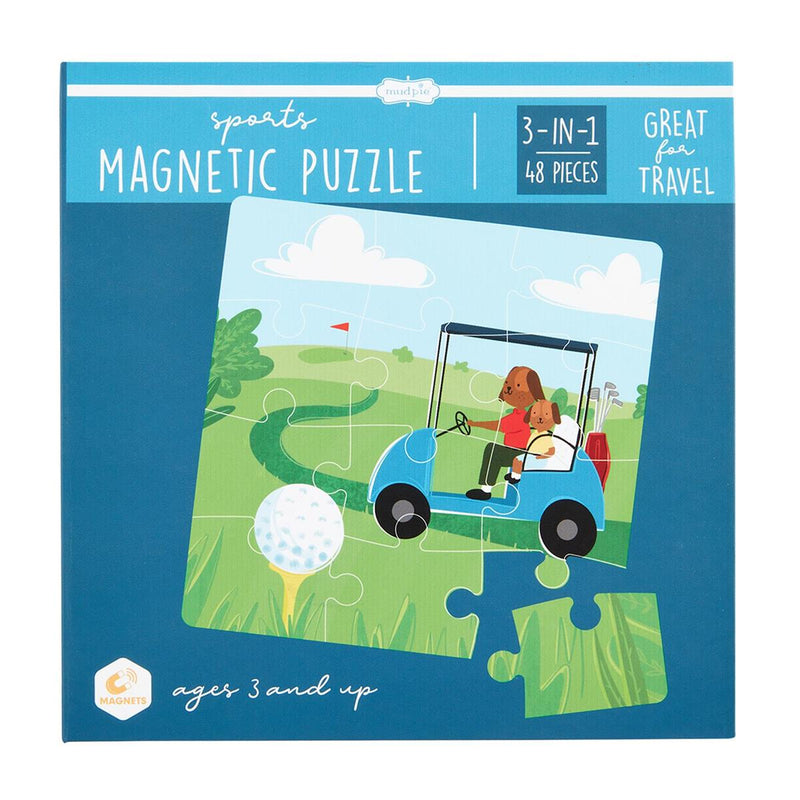 Sports Magnetic Kids Puzzle Book