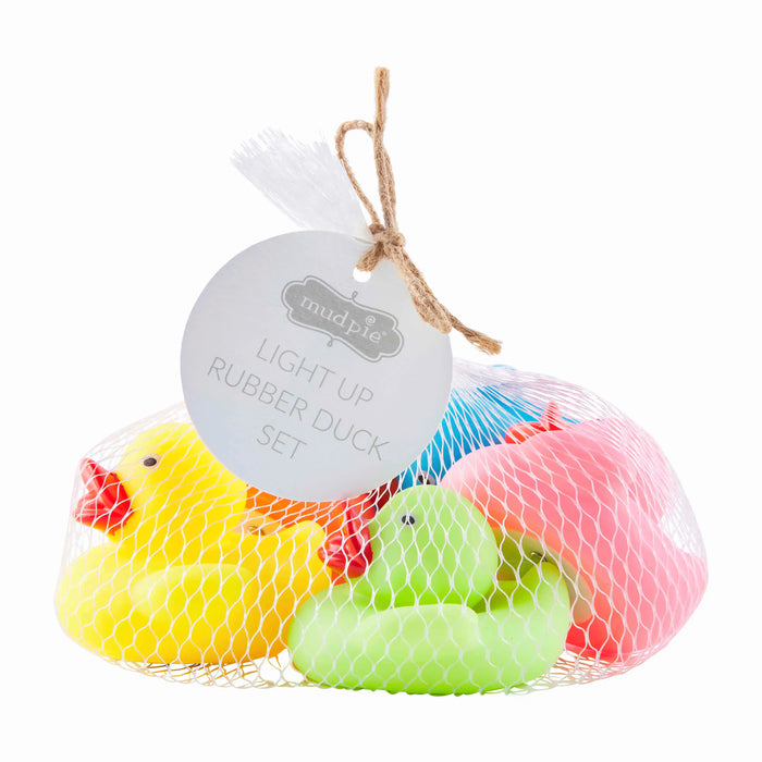 Light Up Rubber Baby Duck Bath Toys