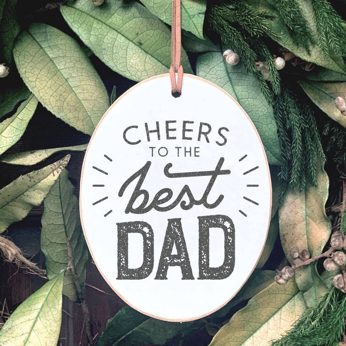 Cheers to the Best Dad Ornament