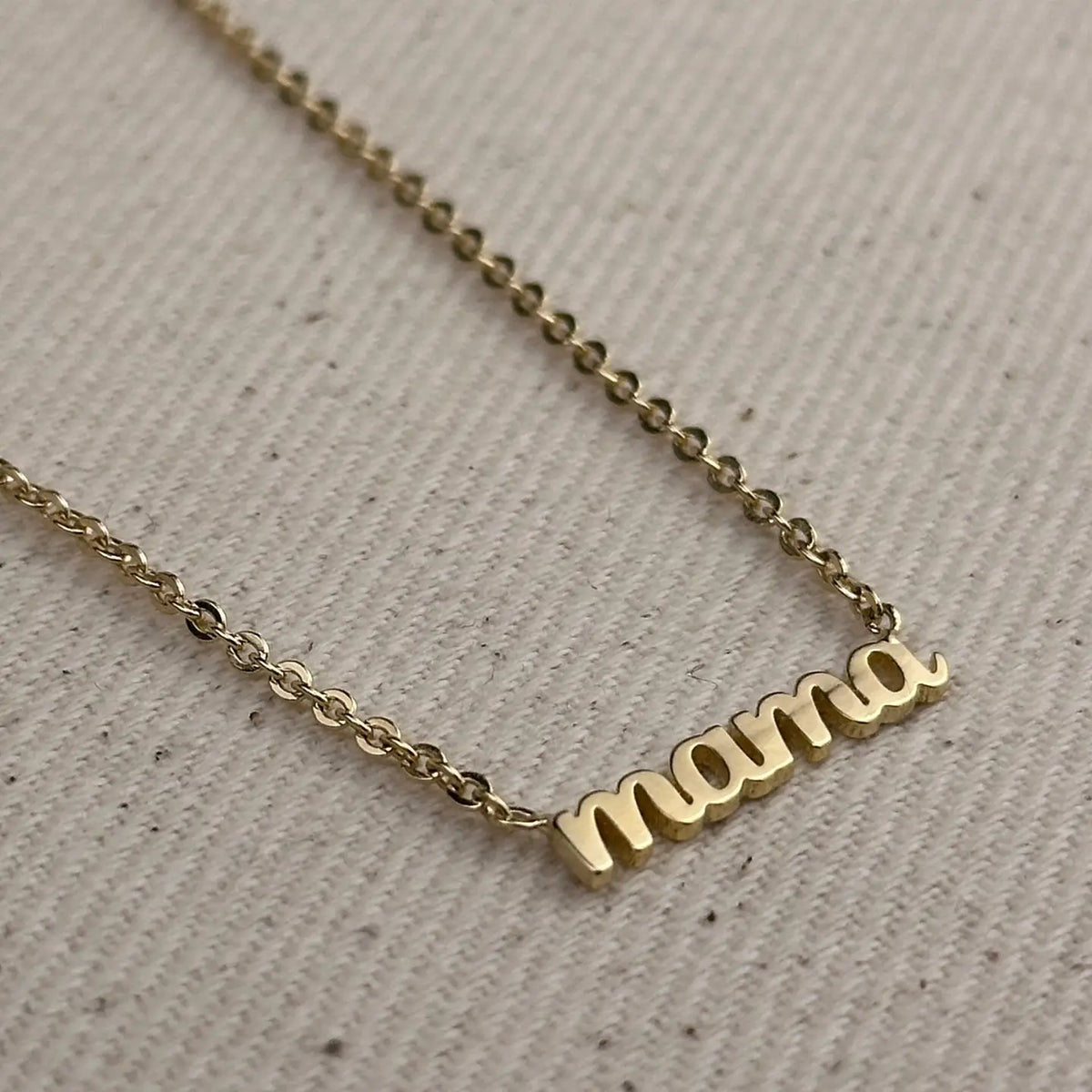 Gold Filled Mama Necklace