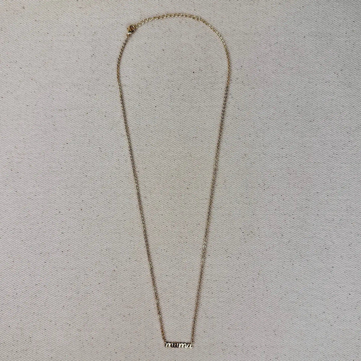 Gold Filled Mama Necklace