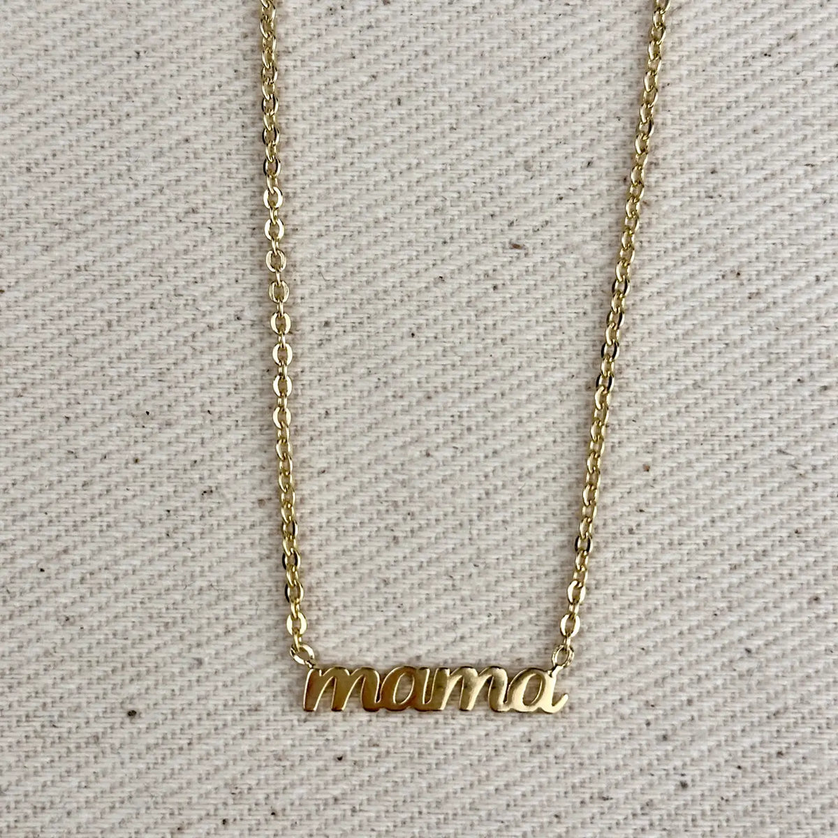 Gold Filled Mama Necklace