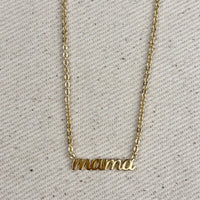 Gold Filled Mama Necklace