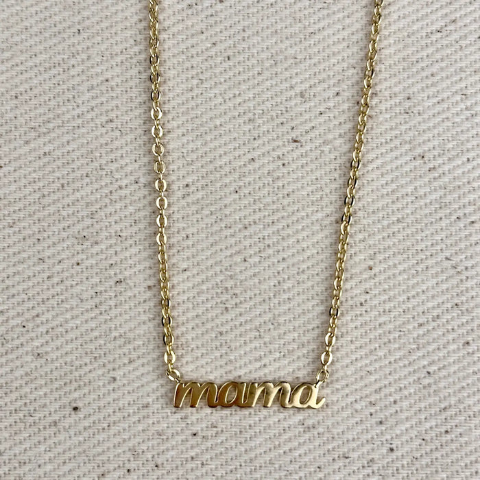 Gold Filled Mama Necklace