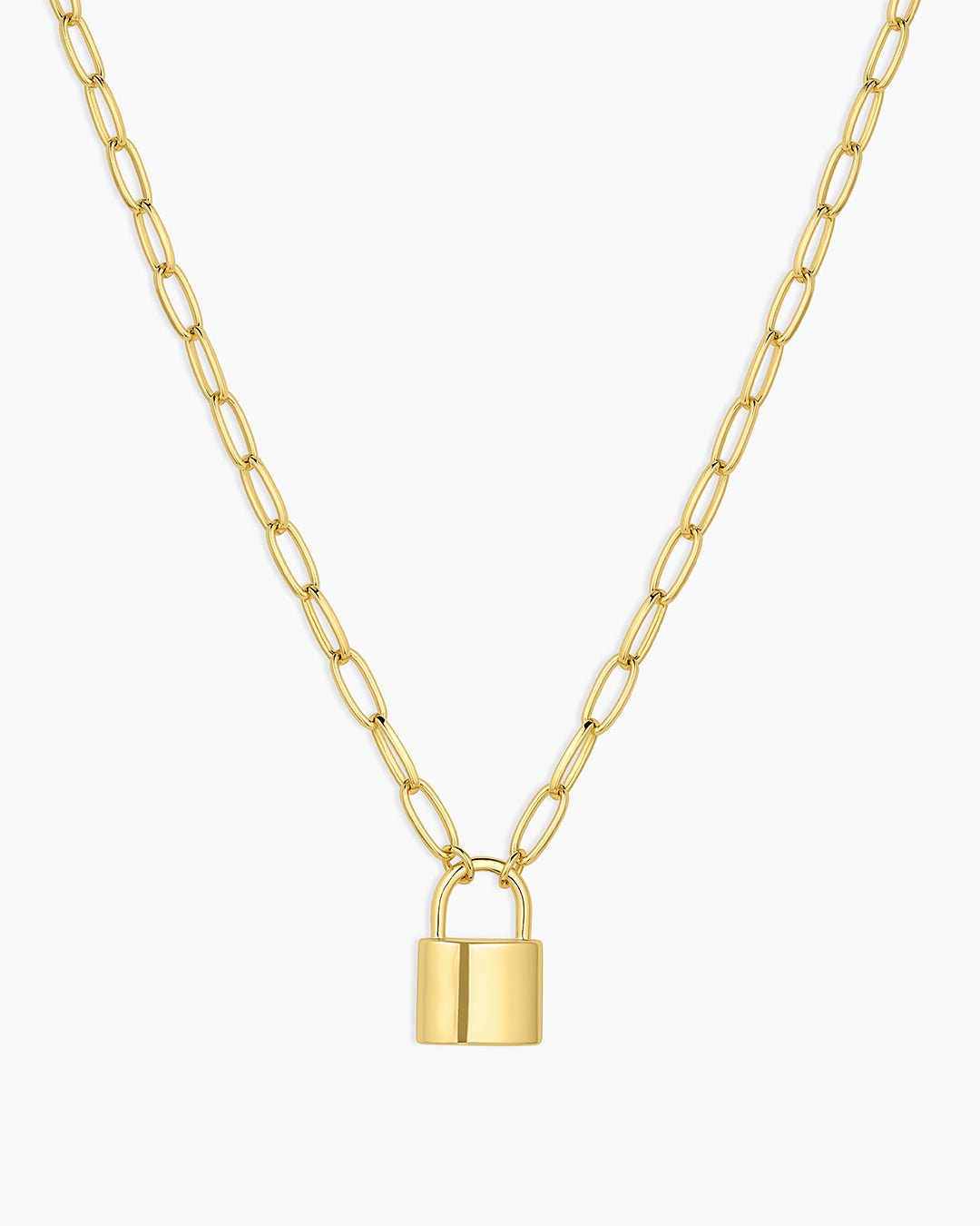 Kara Padlock Charm Necklace