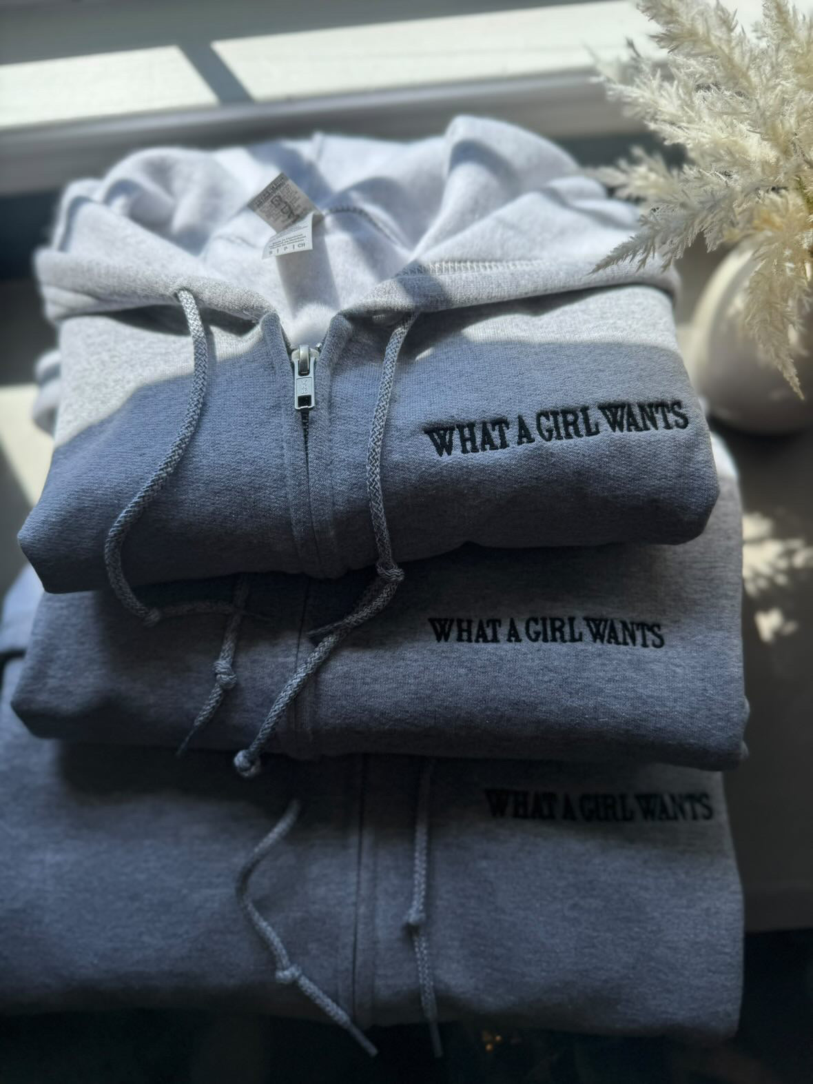 What A Girl Wants Zip Up