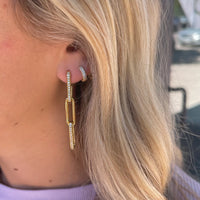 Eliza Link Drop Earring