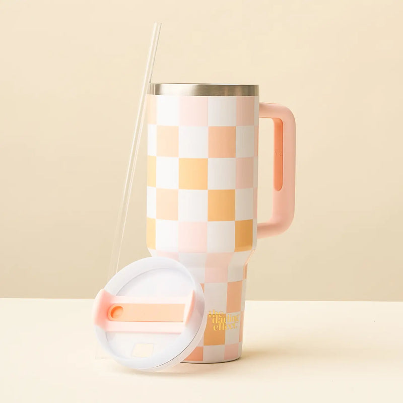 Take Me Everywhere Tumbler Peach