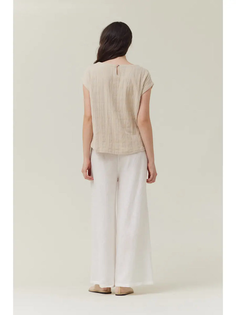 Gingham Gauze Blouse