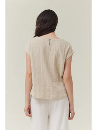 Gingham Gauze Blouse