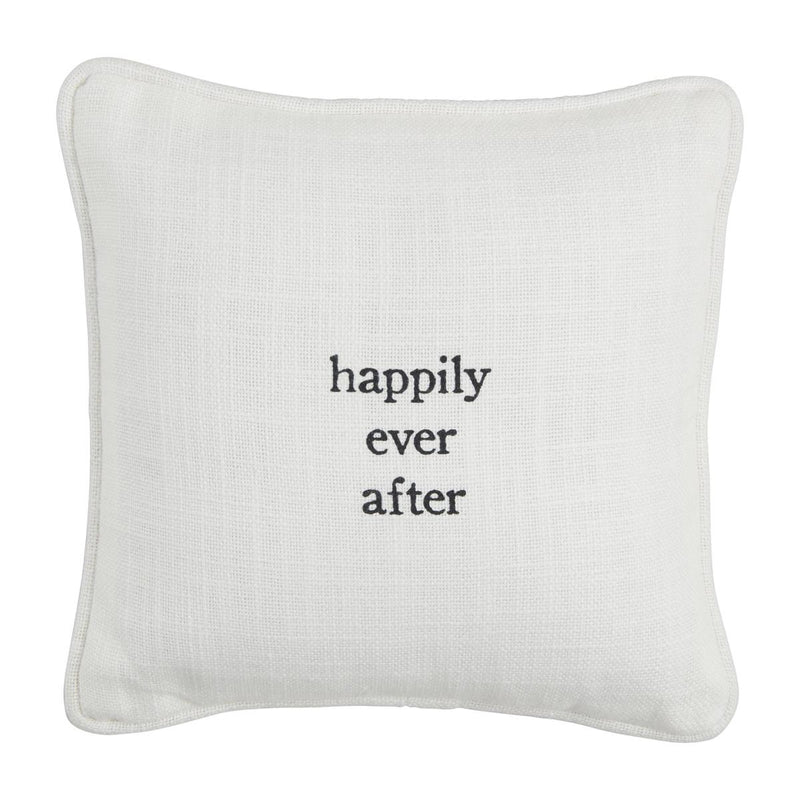 Happily Ever After Mini Wedding Pillow