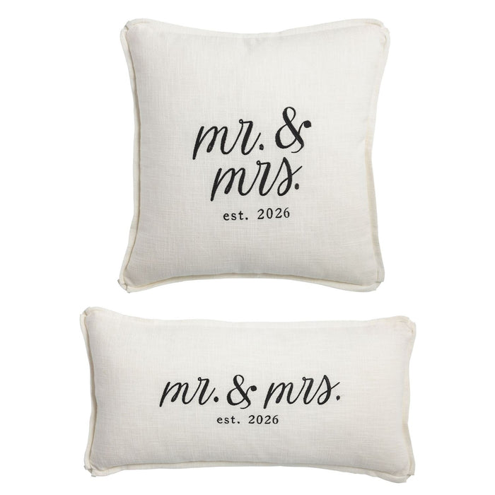 Mr. and Mrs. 2026 Pillow