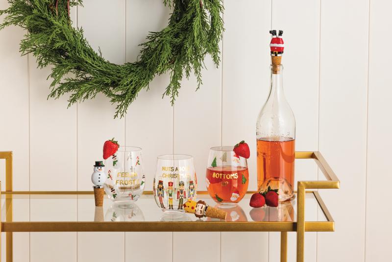 Glass & Light-Up Stopper Set