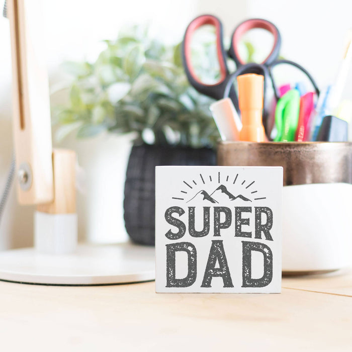 Super Dad Mini Box Sign