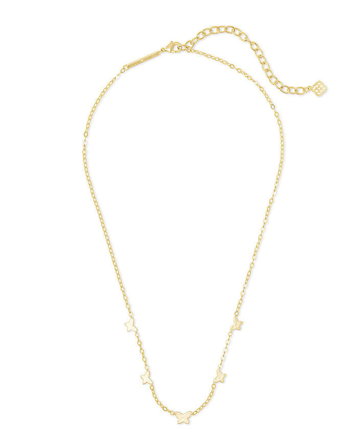 Kendra Scott Lillia Crystal Strand Necklace - Gold Violet