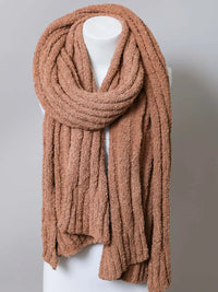 Warm & Cozy Boucle Knit Wrap Scarf