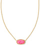 Gold-Bright Pink Kyocera Opal