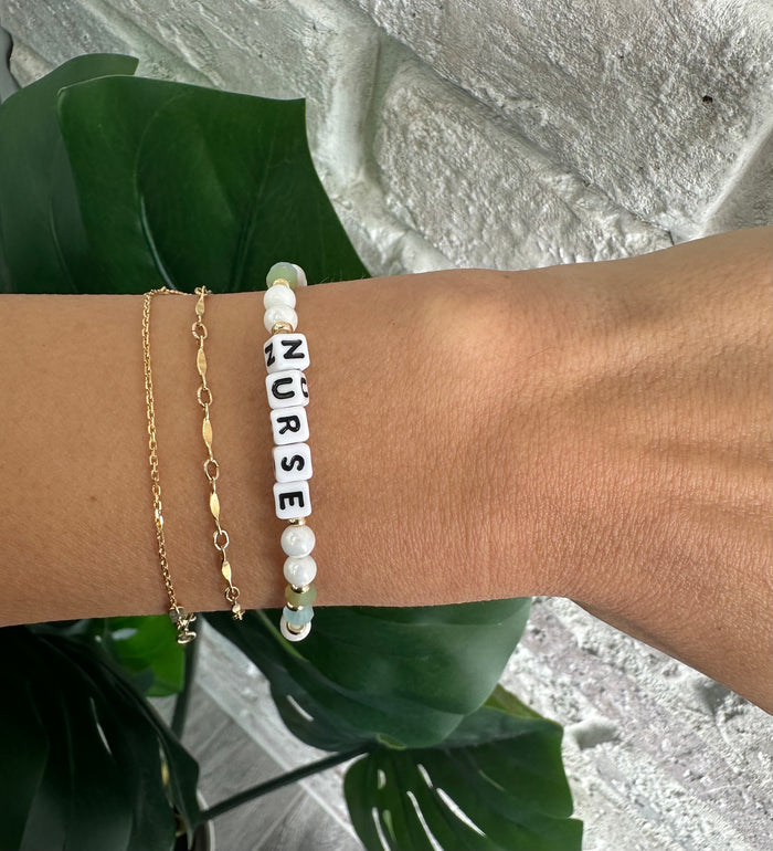 Nurse Little Words Project Bracelet