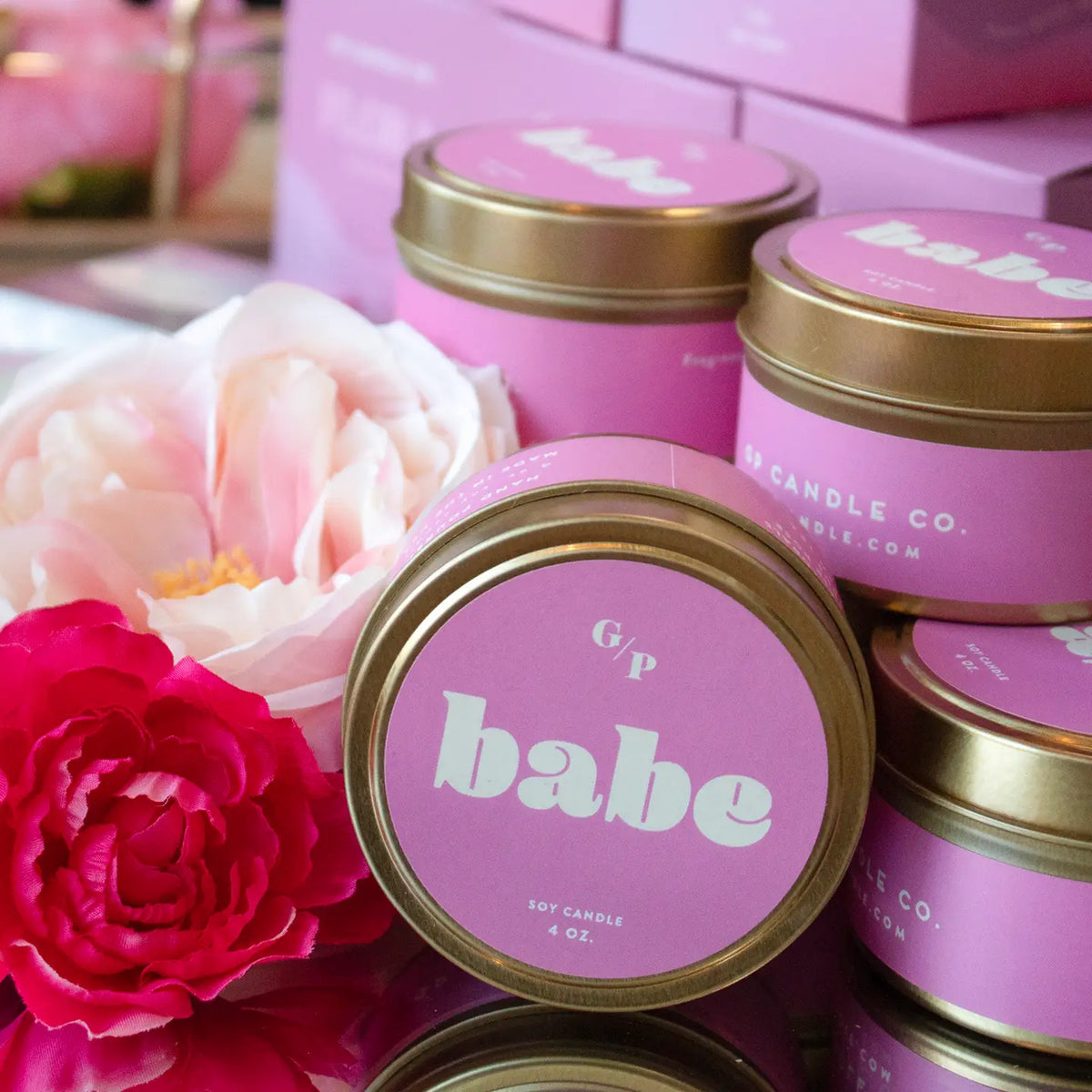 Babe Just Because 4 oz. Candle Tin