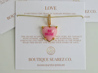 BE MINE Candy Heart Necklace