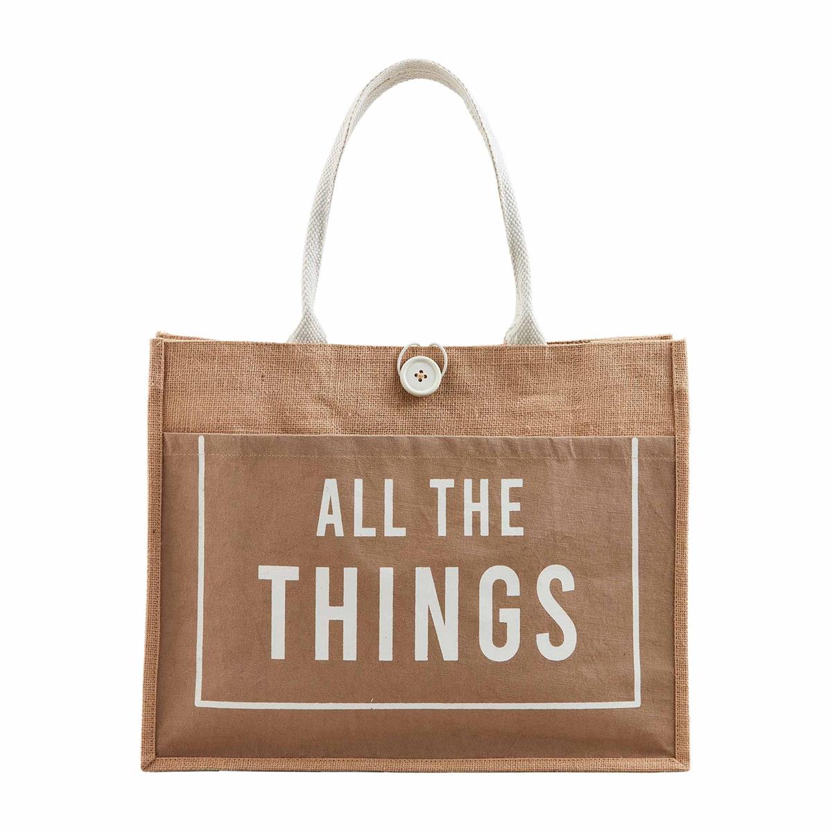 All The Things Jute Tote
