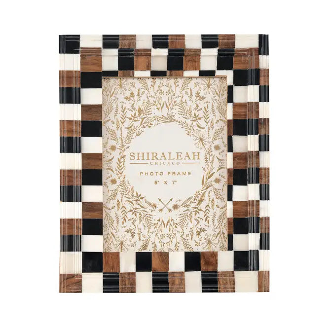 Roma Multi Checks 5x7 Picture Frame