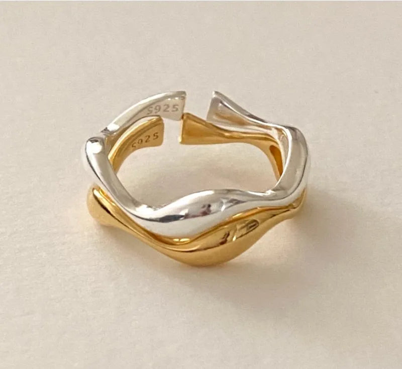 Sterling Curved Ring