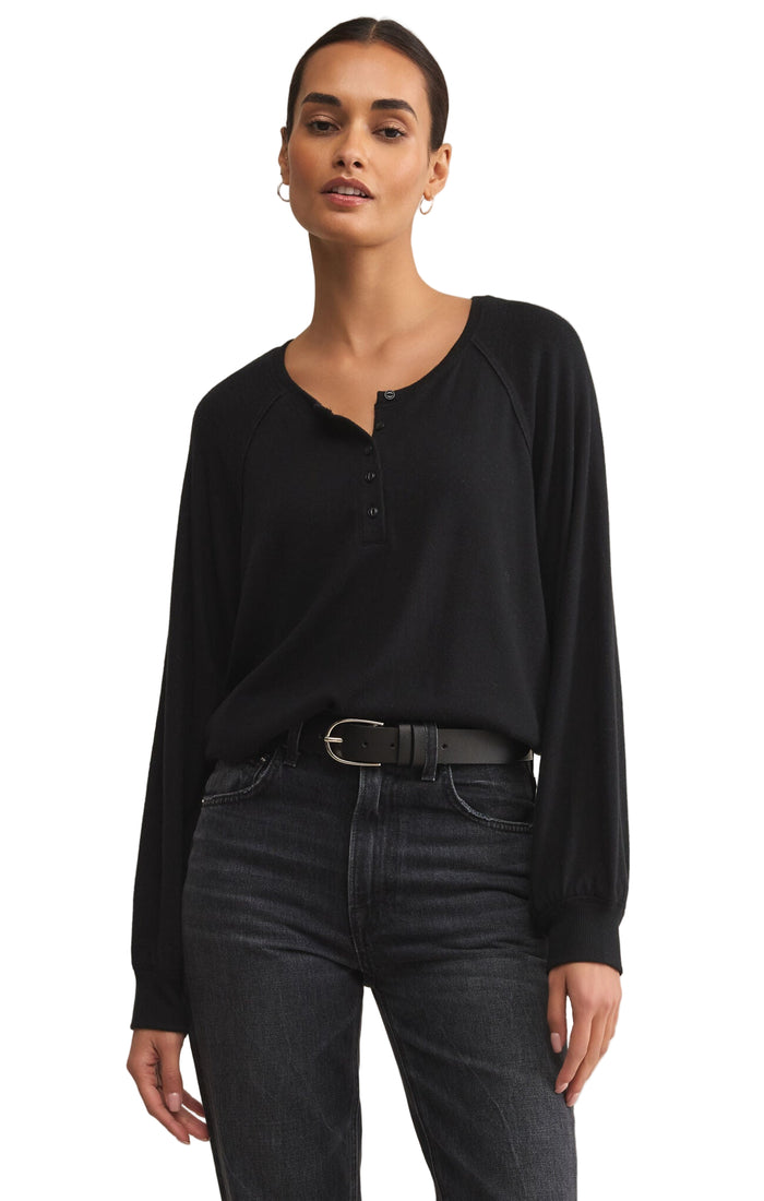 About Town Top Black